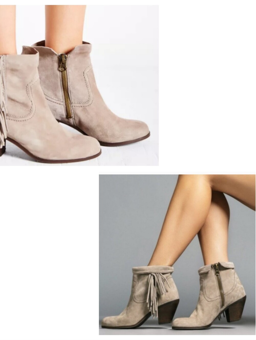 Sam Edelman Louie Fringe Ankle Booties